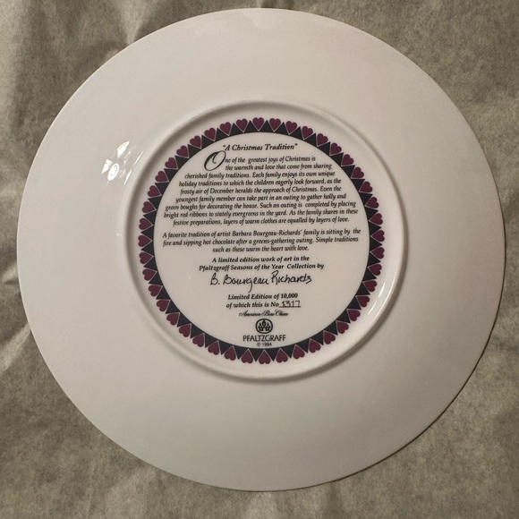 PFALTZGRAFF 5 seasons of the year plates, rare find discontinued - Picture 11 of 11